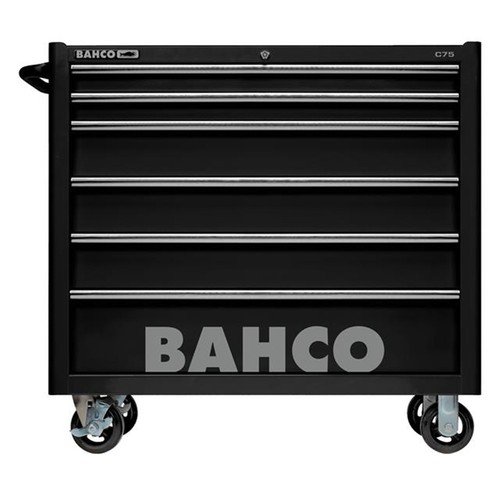 Bahco black tool trolley - black,