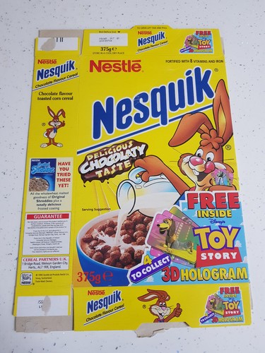 Toy story nesquick cereal - toy,