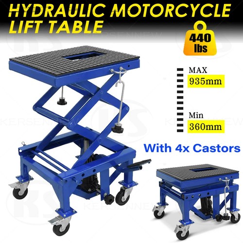 Hydraulic motorcycle lift - motorcycle,