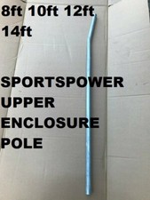 Sportspower trampoline 8,10ft,12ft 14ft enclosure upper frame pole tube
