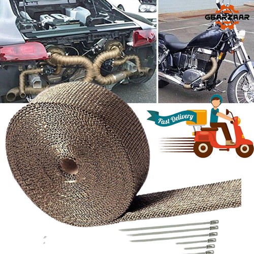 10m titanium exhaust heat - 10m, wrap