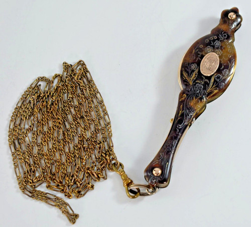 Antique gold tortoiseshell - antique,