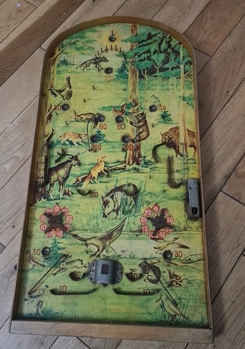 Vintage old game bagatelle - vintage,