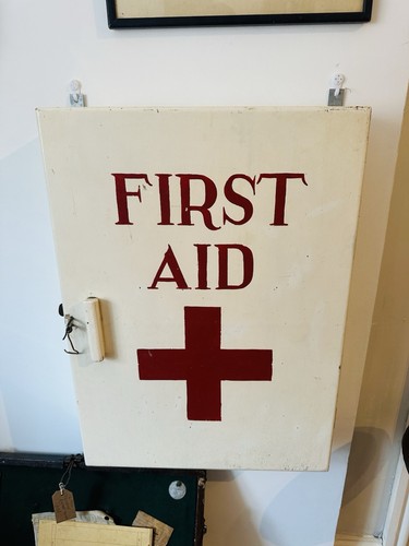 Vintage first aid cabinet - first,