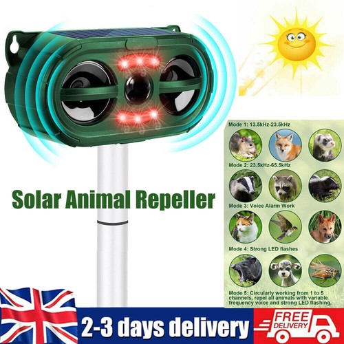 Ultrasonic solar cat dog - cat,