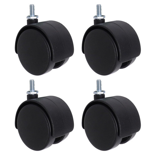 Inch stem swivel casters set - 2,