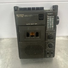 Vintage SONY CF-170L Cassette Corder FM MW LW Variable Monitor Tape Radio RARE!