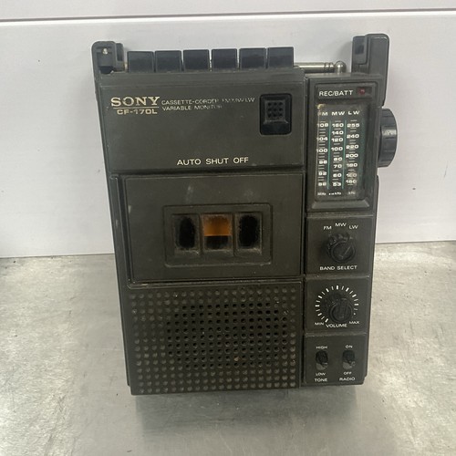 Vintage sony 170l cassette - cf-170l,