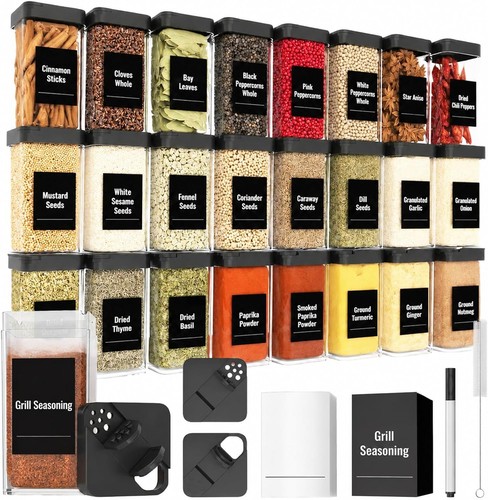 Famhap spice jars - jars, pack