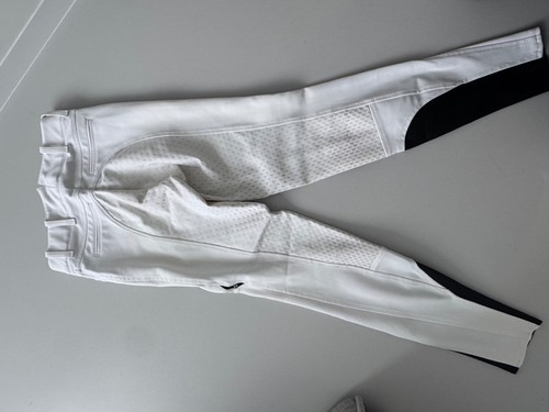 Equiline grip breeches white - x-grip,