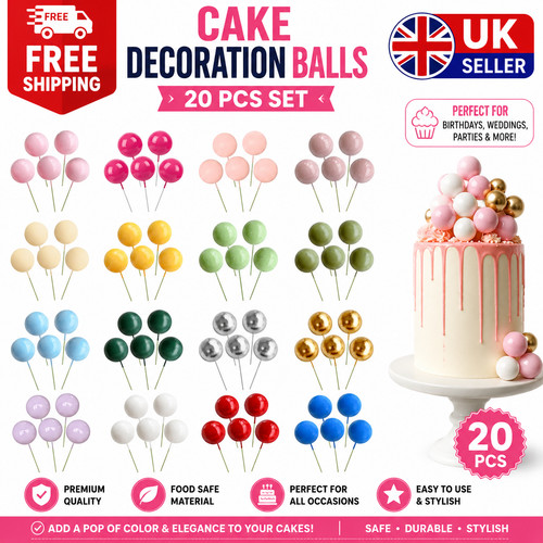 Pcs ball cake topper - 20,