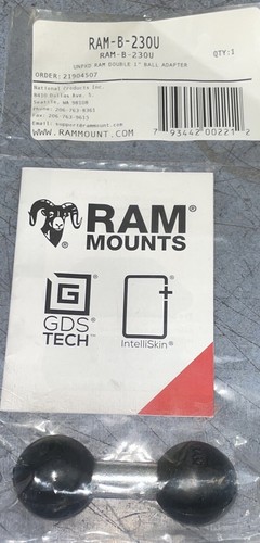 Ram mounts double ball adapter - double,