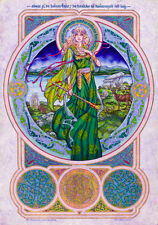 CELTIC IRISH FANTASY ART PRINT Eriu Shi Spiorad 23x16 By Jim FitzPatrick 