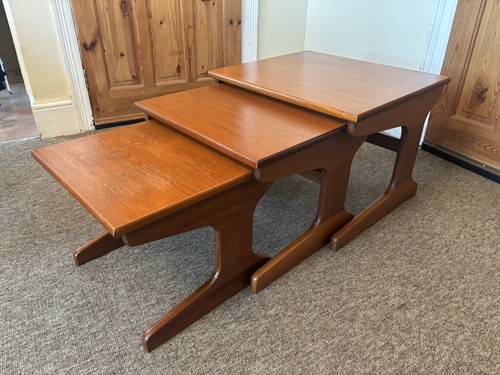 Vintage teak nest tables by - nest,
