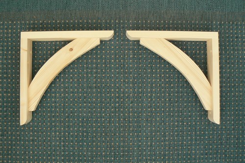 Wooden shelf brackets - shelf,