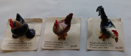 Hagen renaker chickens - hagen,