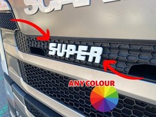 Scania Super Grille grill Badge Logo Emblem V8