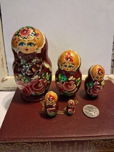 Vintage russian matrioshka - russian,