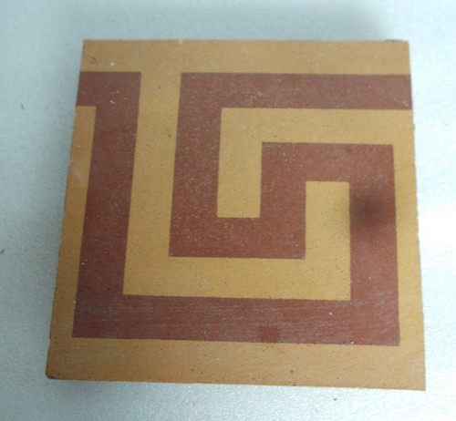 Encaustic hall floor - encaustic,