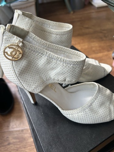 Chanel white ankle cuff - chanel,
