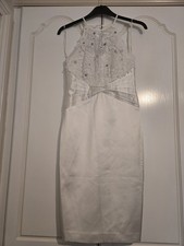 Coast Size 10 Ivory High Neck