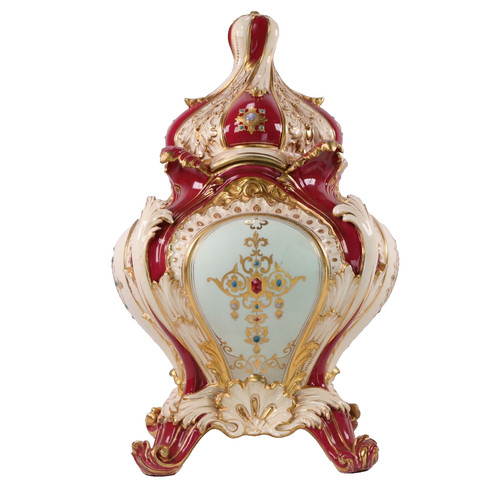 Coalport jewelled bome vase - jewelled,