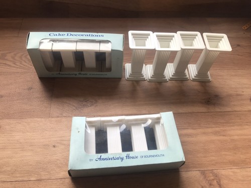 Cake pillars sets of 4 - 3,