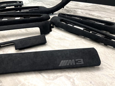 BMW E46 M3 COUPE Interior trim Set ALCANTARA M3 LOGO LHD