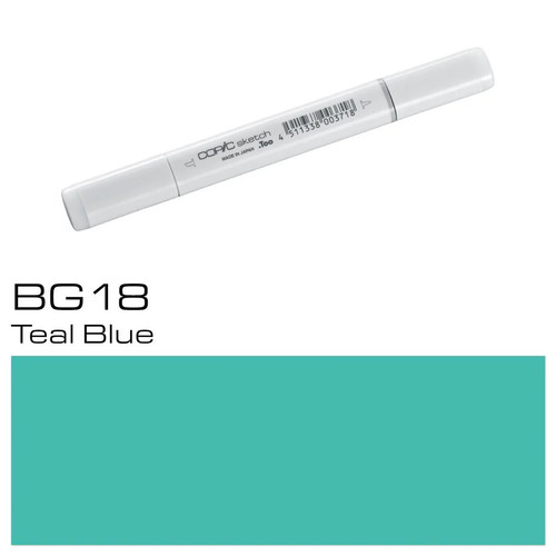 Copic sketch marker pen teal - sketch,