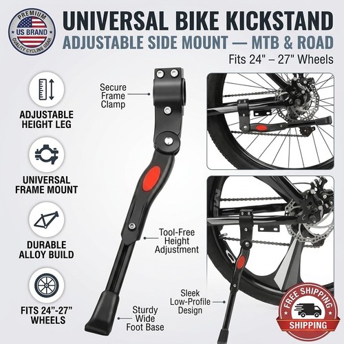 Bike kick stand - stand, bicycle