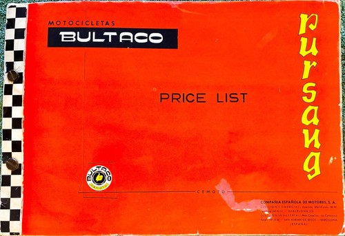 Original factory bultaco - factory,