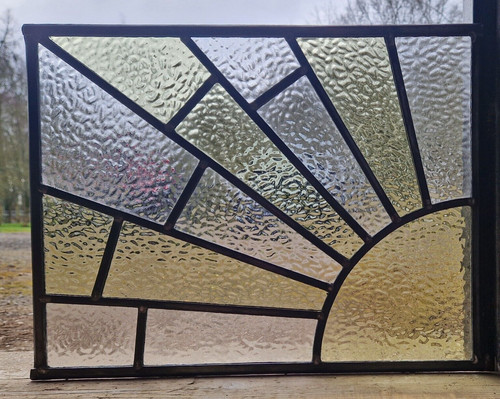 Stained glass sunray panel - stained,