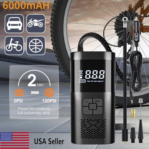 Car bike tire inflator pump - car,