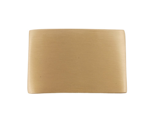 Solid brass rectangle - brass,