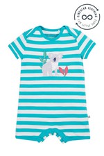 Frugi Girls Blue Romper - Rue