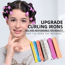 1Set DIY Perm Rod Salon HairRoller Curling Curler Rubber Band Styling Hair Tool◈