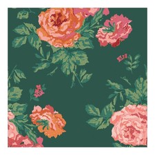 Cath Kidston Wallpaper Archive Rose Green Floral