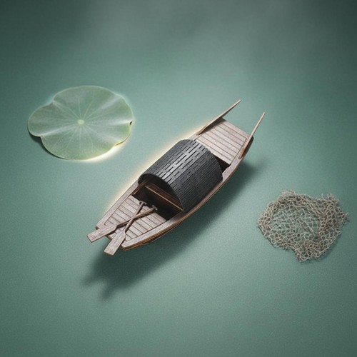 Miniature fishing boat - fishing,