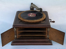 Vintage His Master's Voice (HMV) Victor ? Gramophone with Exhibition Sound Box