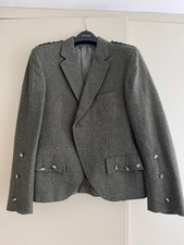 Green wool tweed - green, duncan