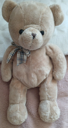 Vintage tesco beige teddy bear - vintage,