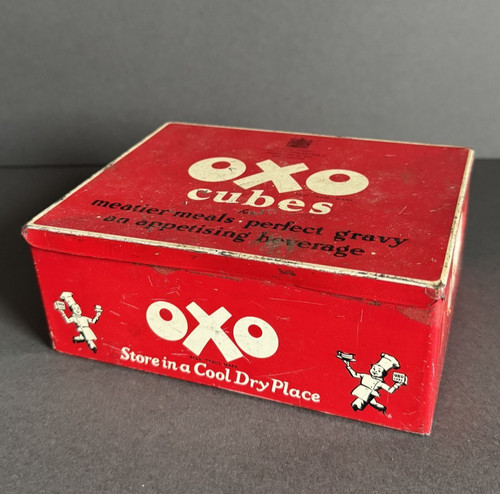 Vintage oxo cubes metal - oxo,