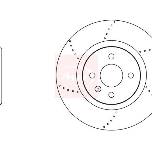 Apec brake disc dsk2778 - brake,