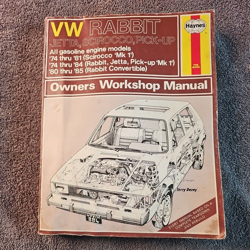 1982 haynes rabbit jetta - haynes, rabbit,