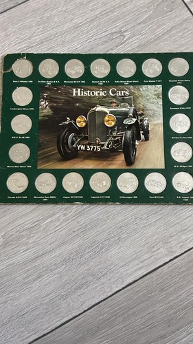 Historic cars coin collection - coin,