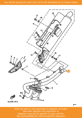 Yamaha gasket muffler - yamaha,