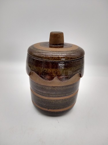 Studio pottery jar jam - studio,