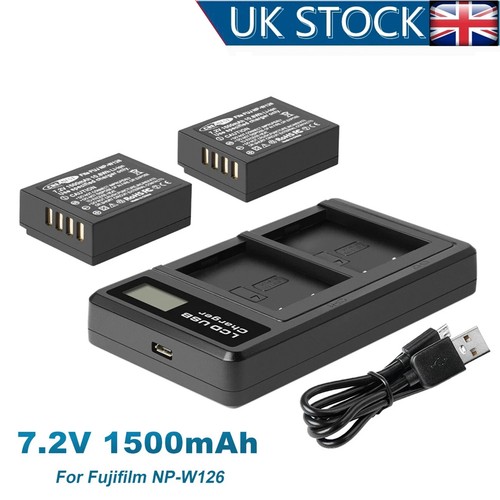 W126 battery charger - np-w126, +charger