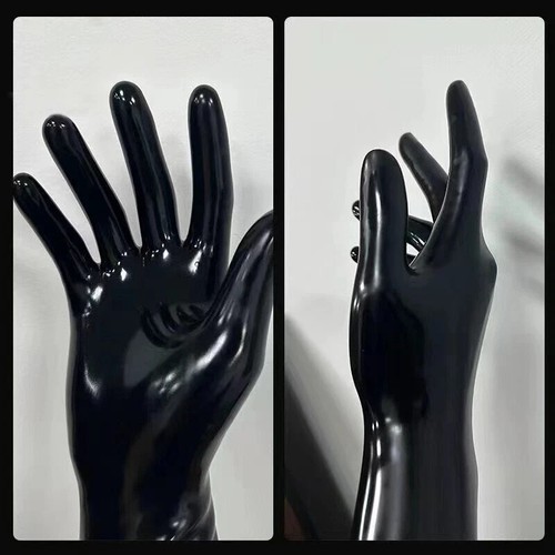 Latex oil shiny gloves fetish - oil,