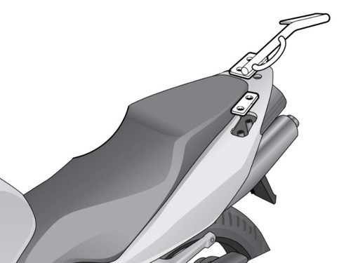 Shad top box rack - box, rear